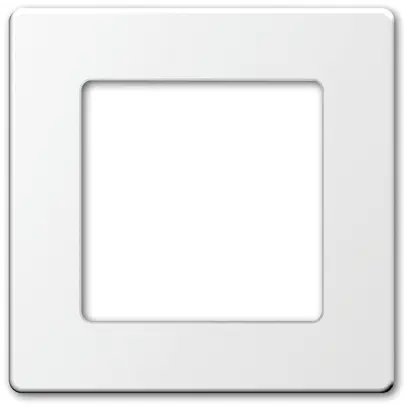 Abdeckrahmen Somfy Smoove 1×1, pure 
