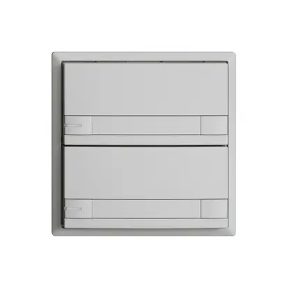 Pulsante KNX RGB EDUE, 250mW, c.LED RGB, carta, 2×pulsante, C.2×T., grc 