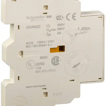 Contatto ausiliare AMD GVAN20 Ch/Ch additivo laterale TeSys 