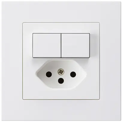 Combinazione INC kallysto.pro 2×A-R/1P+T13 bianco 
