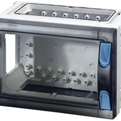 Scatola p.apparecchio Hensel FP 0140 gr.vuoto con porta tr aperto 270×180×186mm 