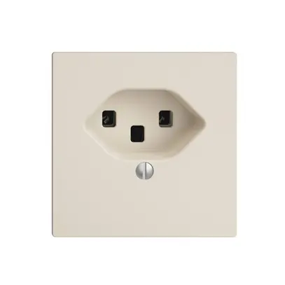 Presa INC EDIZIOdue T23 16A crema, morsetti a vite 