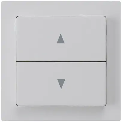 Kit frontal kallysto 60×60 gris clair pour interrupteur/contact p.stores double 