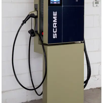 Colonnina di montaggio Scame BE-D su un lato 1735.5×594×375mm acciaio bronzo 