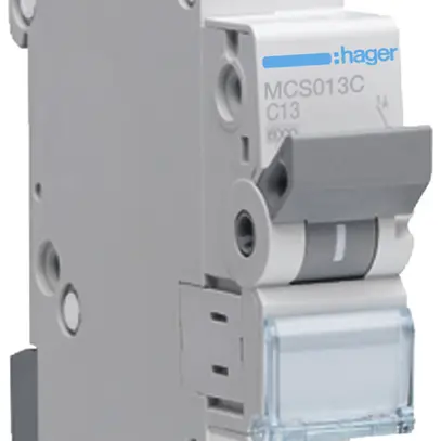 Disgiuntore Hager MCB quickconnect 1P 230V tipo C 13A Icn 6kA 1UM 
