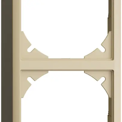 Capot EDIZIOdue 54mm I-I vanille, pour combinaison vertical/horizontal 