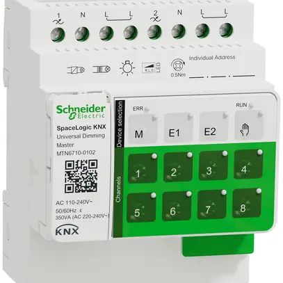 Variateur KNX Master, Schneider Electric SpaceLogic double 16A 