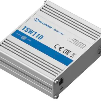 Teltonika Commutateur industriel TSW110 Montage pour Din-Rail 