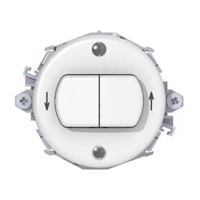 Poussoir pour stores ENC CLASSIC 2CI/1L blanc 