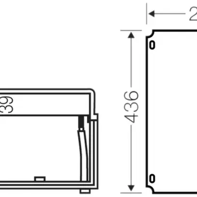 Piastra Hensel, per Mi 03.. per unita frontale 