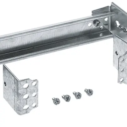 Rail DIN Hager univers N 1 travée 35×15×1.5mm abaissable 