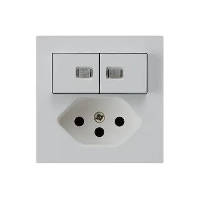 Combinaison lumineuse ENC 2×A-R/1P+T13 gris clair kallysto 2 lentilles 