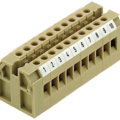 Borne de passage Weidmüller AKB connexion à vis 4mm² beige 