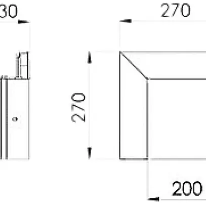 Angolo esterno Bettermann GKH 70×130mm senza alogeni bianco puro 