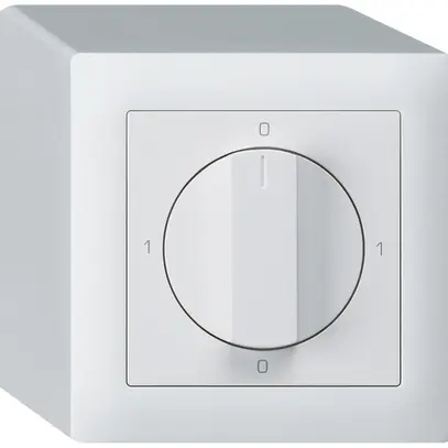 Interrupteur rotatif AP kallysto 2/1L blanc 0-A-0-H avec manette 