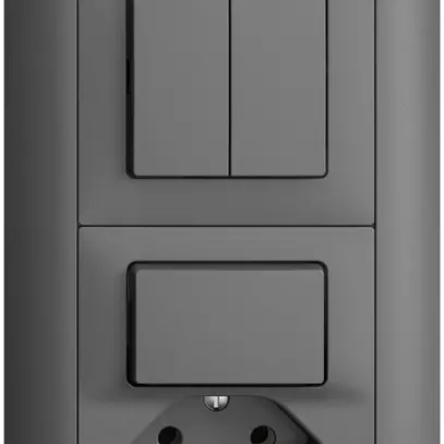 Combinaison ENC EDIZIOdue 1/1P+3/T13 gris foncé 