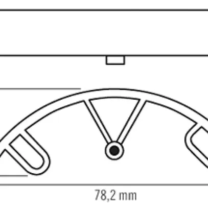 Fixation ESYLUX BASIC SPACER WH 
