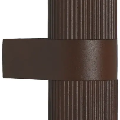 Applique Nordlux Kyklop Ripple 2×GU10 25W IP54 Ø86×140mm rouille 