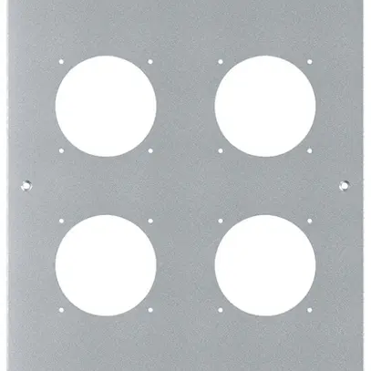 Plaque de montage ENC robusto 4×2 aluminium, nature 