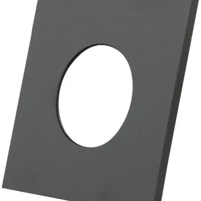 Bague décorative DOTLUX, pour Downlight LED MULTI/MULTIsun, 84×84mm, noir mat 