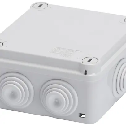 Scatola di derivazione AP GEWISS 120×120×58 coperchio sgan.rap. IP55 s.a. grigio 