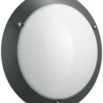Plafoniera/lpda muro LED INFINI 1000lm 15W HF esteso Ø322 antivandalo antracite 