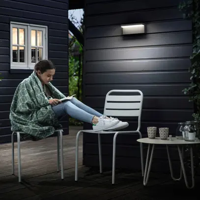 Applique LED Philips Bustan 3.8W 800lm 2700K IP44 anthracite 