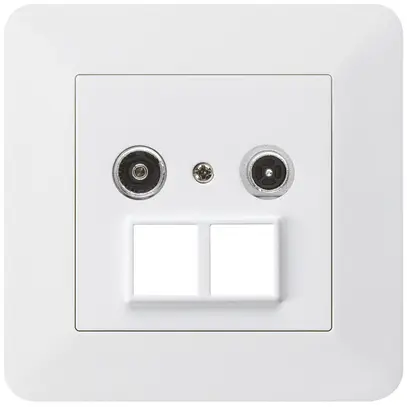 Presa multimedia INC kallysto.trend R/TV 23dB 2GHz bianco 