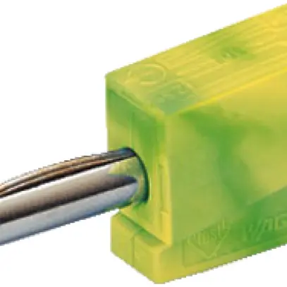 Spina a banana WAGO verde/giallo 