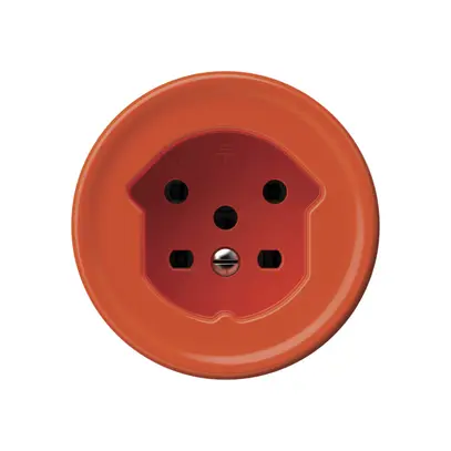 Presa origin 1×tipo 15 10A 230V 60×60mm arancione 