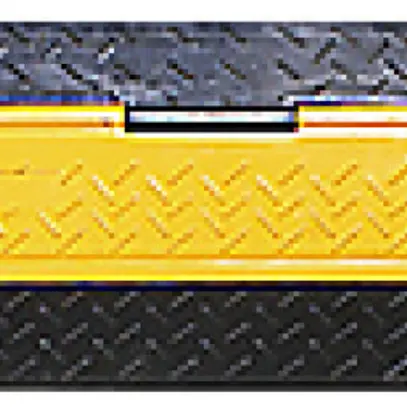 Copricavo per pavimento Protector Rubber 2 canali 1000×250×48 giallo/nero 