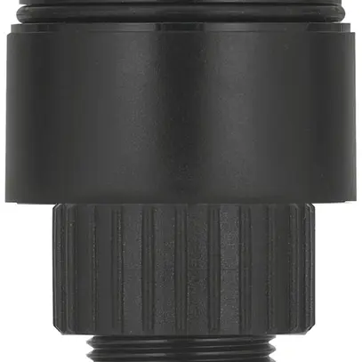 Adaptateur pour montage sur perçage WERMA EM, noir 