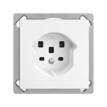 Presa INS EDIZIOdue T25 16A bianco, morsetti a vite 