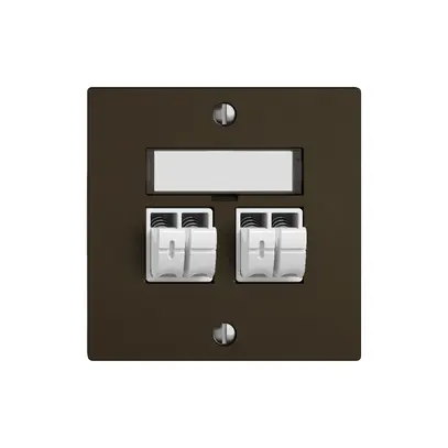 Prise audio EDIZIO.liv SNAPFIX® 2× br 