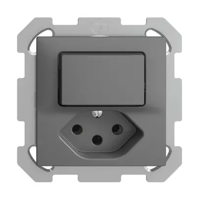 Combinazione INC A-R/1P+T13 EDIZIOdue grigio scuro 