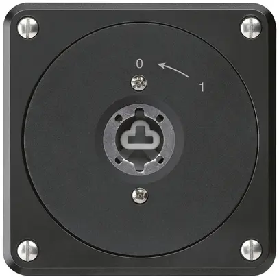 Contact pivotant à clé ENC robusto noir sans clapet sans cylindre 1P combinaison 