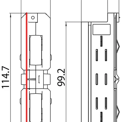 Raccord longitudinal Sylvania OneTrack 3 phases DALI noir 