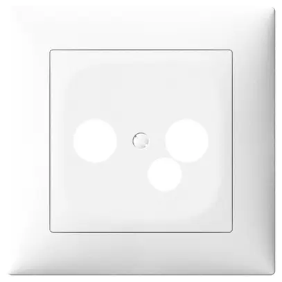 Kit de recouvrement SIDUS pour prise net blanc brillant 