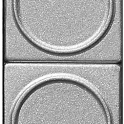 Bouton poussoir Urmet pour 4 appartements avec étiquette porte-nom 