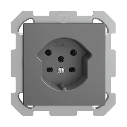 Prise ENC EDIZIOdue T15 gris foncé 