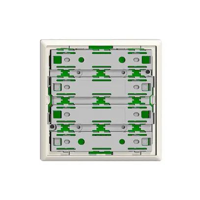 Unité fonctionnelle KNX RGB, capteur température 1…4× EDIZIOdue blanc avec LED 