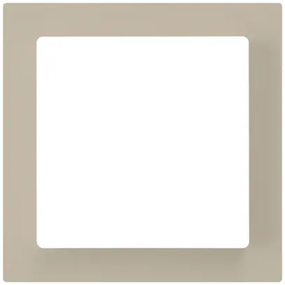 Plaque frontale kallysto beige 60×60mm pour interrupteur poussoir 