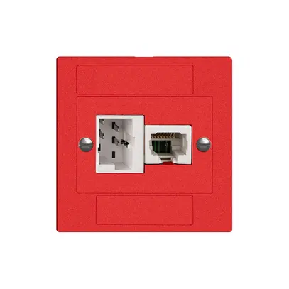 Prise ENC xDSL RJ45/TT83 berry ITplus EDIZIOdue, avec filtre 