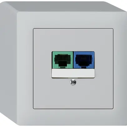 AP-Dose DSL kallysto 2×RJ45 hellgrau 