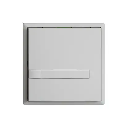 Pulsante INC KNX 1×EDIZIOdue grigio chiaro RGB senza LED con inserto carta 