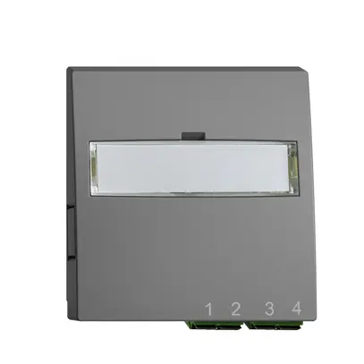Scatola di raccordo INC FTTH EDIZIOdue FH 2×LC APC Duplex F grigio scuro 