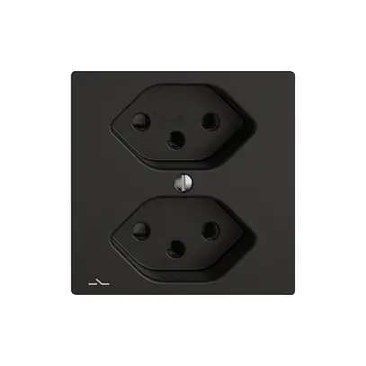 Presa EDIZIO.liv SNAPFIX® 2×T13 1×S ne 