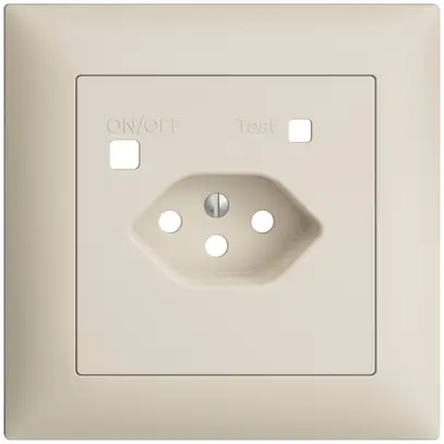 Kit frontal EDIZIOdue pour prise FI FMI, T13, crema 