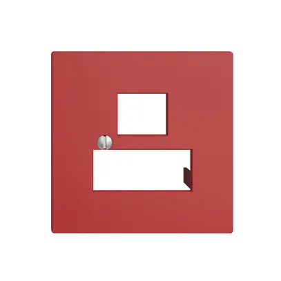 Placca frontale 3×RJ45 EDIZIOdue berry R&M swissline 