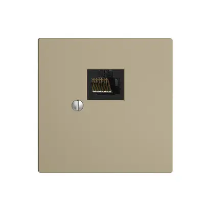 Boîte 1×RJ45/u 8P EDIZIOdue sand R&M swissline 